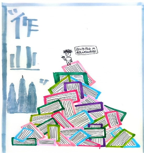 浙江:新颖有创意 瑞安这所小学的语文作业竟然是画漫画